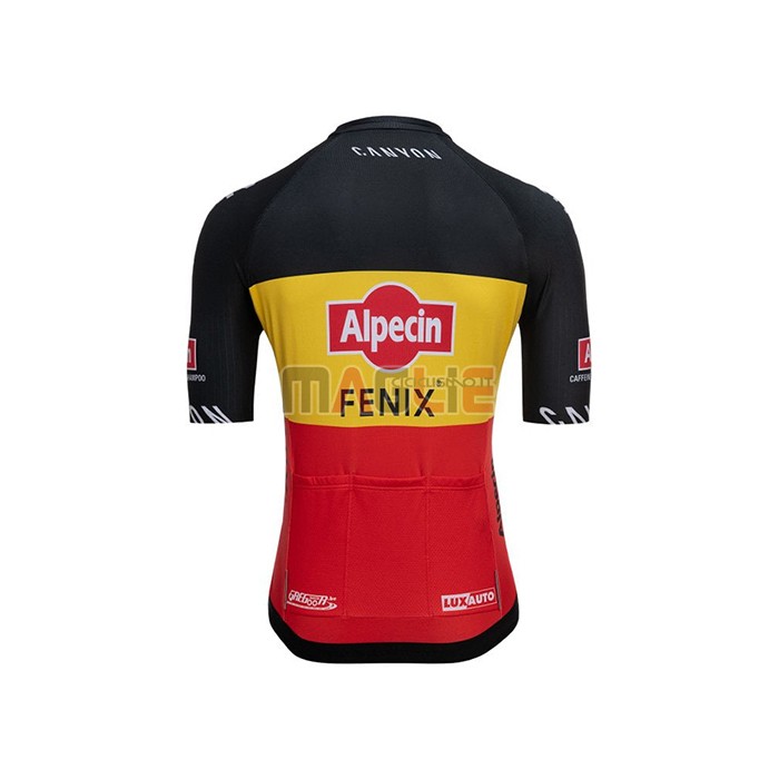 Maglia Alpecin Fenix Manica Corta 2021 Campione Belgio - Clicca l'immagine per chiudere